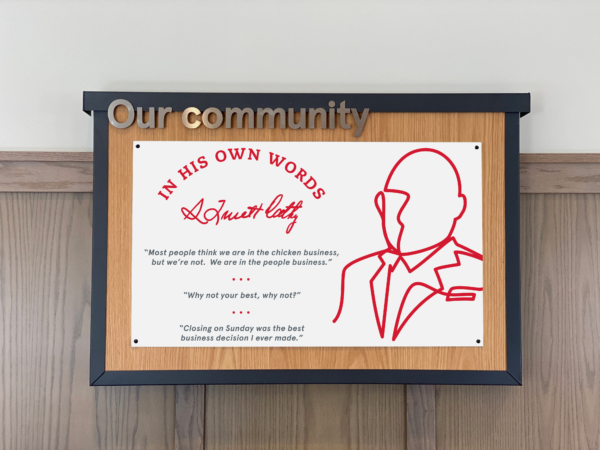 Community Board Magnet - In His Own Words