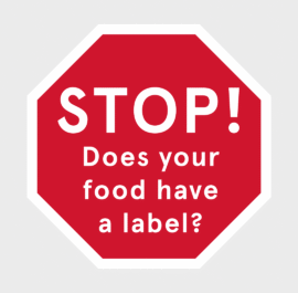 STOP! Adhesive Vinyl