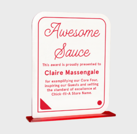 Awesome Sauce Award