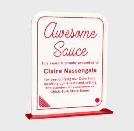 Awesome Sauce Award