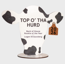 Top O' Tha Hurd Cow Award