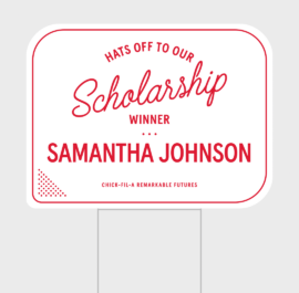 RFS Sauce Die-cut Yard Sign